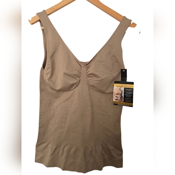 Bundle Of 4 Seamless Tan/black Shapewear Tank Tops Size XL/1X - Picture 1 of 11